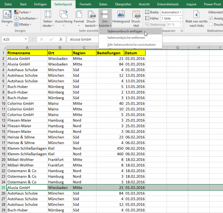 Höhe | Excel nervt