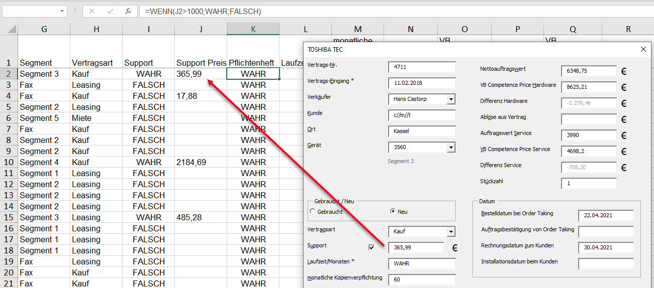 Userform Excel Nervt